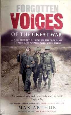 FORGOTTEN VOICES OF THE GREAT WAR